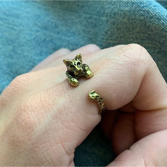 Gold Leopard Adjustable Ring 🐆 - Picture 7 of 11